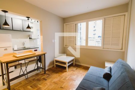 Sala de apartamento para alugar com 1 quarto, 50m² em Jardim Paulista, São Paulo