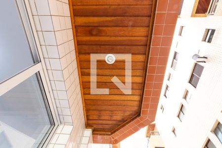 Detalhe da varanda de apartamento para alugar com 1 quarto, 46m² em Guilhermina, Praia Grande