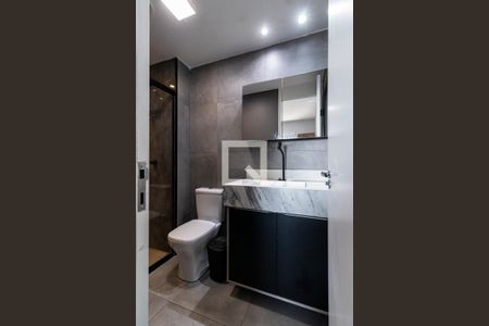 Apartamento para alugar com 35m², 1 quarto e sem vagaBanheiro da Suíte