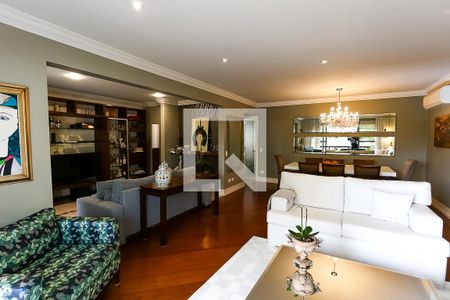 Sala  de apartamento à venda com 3 quartos, 176m² em Vila Suzana, São Paulo