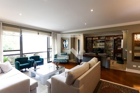 Sala  de apartamento à venda com 3 quartos, 176m² em Vila Suzana, São Paulo