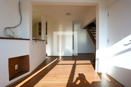 Sala  de apartamento à venda com 1 quarto, 77m² em Paraíso do Morumbi, São Paulo