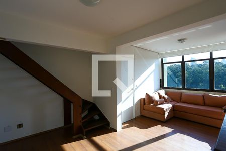 Sala  de apartamento à venda com 1 quarto, 77m² em Paraíso do Morumbi, São Paulo