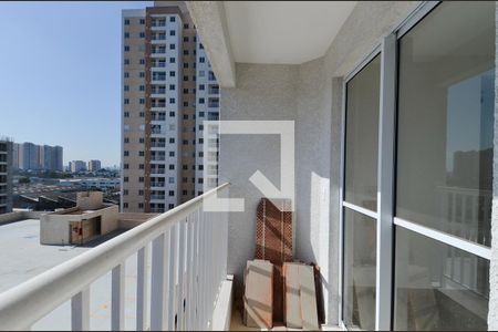 Varanda da Sala de apartamento para alugar com 2 quartos, 43m² em Vila São João, Guarulhos