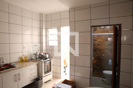 Cozinha de apartamento para alugar com 1 quarto, 39m² em Canto do Forte, Praia Grande
