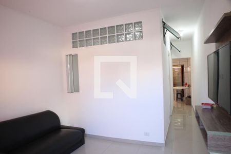 Sala de apartamento para alugar com 1 quarto, 39m² em Canto do Forte, Praia Grande