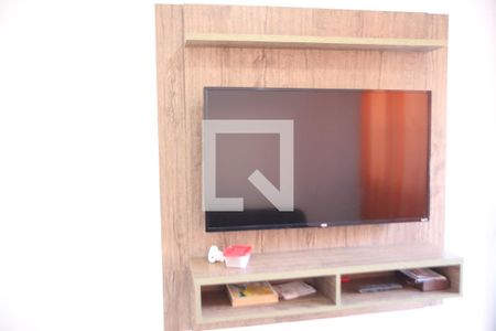 Detalhe Sala de apartamento para alugar com 1 quarto, 39m² em Canto do Forte, Praia Grande