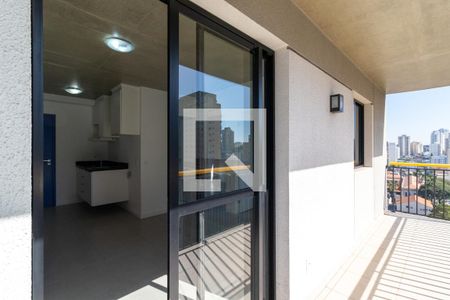 Varanda da Sala de apartamento para alugar com 2 quartos, 45m² em Santana, São Paulo