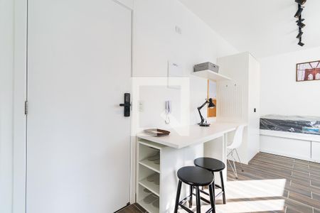 Entrada de kitnet/studio para alugar com 1 quarto, 21m² em Vila Clementino, São Paulo