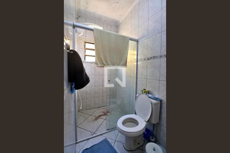 Banheiro da Suíte de apartamento à venda com 3 quartos, 90m² em Vila Curuca, Santo André