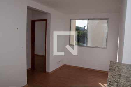 Sala de apartamento para alugar com 2 quartos, 44m² em Cabral, Contagem
