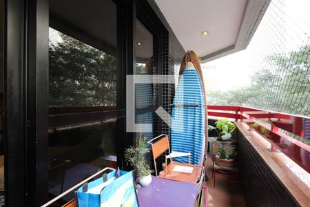 Varanda da Sala de apartamento para alugar com 4 quartos, 142m² em Itaim Bibi, São Paulo