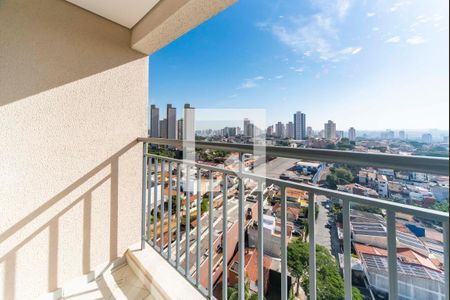 Varanda da Sala de apartamento para alugar com 2 quartos, 49m² em Vila Eldízia, Santo André