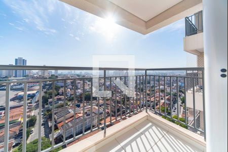 Varanda da Sala de apartamento para alugar com 2 quartos, 49m² em Vila Eldízia, Santo André