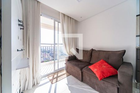 Sala de apartamento para alugar com 2 quartos, 49m² em Vila Eldízia, Santo André