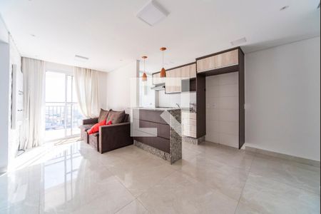 Sala de apartamento para alugar com 2 quartos, 49m² em Vila Eldízia, Santo André