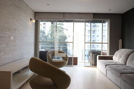 Sala de apartamento à venda com 3 quartos, 140m² em Vila Andrade, São Paulo