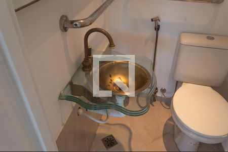 Apartamento à venda com 72m², 1 quarto e 1 vaga Apartamento à venda com 72m², 1 quarto e 1 vagaLavabo detalhe