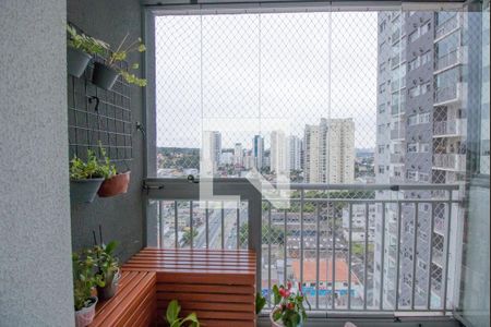 Varanda da Sala de apartamento para alugar com 2 quartos, 49m² em Vila Santa Catarina, São Paulo