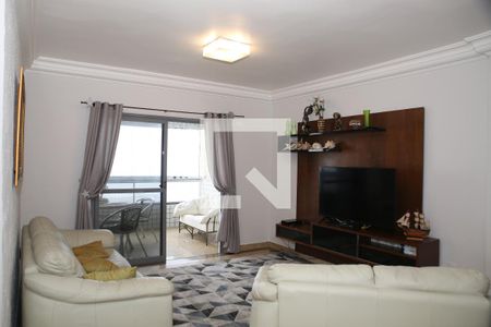 Sala de Estar de apartamento para alugar com 4 quartos, 172m² em Aviação, Praia Grande