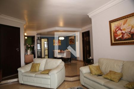 Sala de Estar de apartamento para alugar com 4 quartos, 172m² em Aviação, Praia Grande