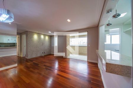 Sala de apartamento à venda com 2 quartos, 70m² em Vila Valparaíso, Santo André