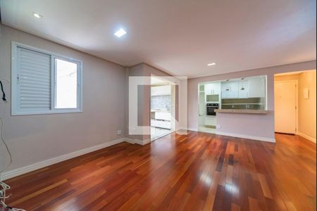 Sala de apartamento à venda com 2 quartos, 70m² em Vila Valparaíso, Santo André