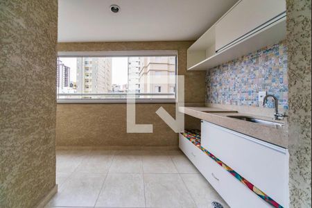 Varanda da Sala de apartamento à venda com 2 quartos, 70m² em Vila Valparaíso, Santo André