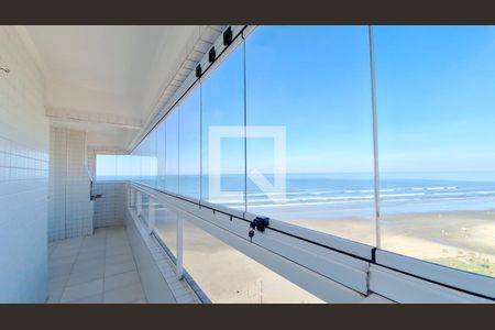 Varanda gourmet de apartamento para alugar com 2 quartos, 69m² em Maracanã, Praia Grande