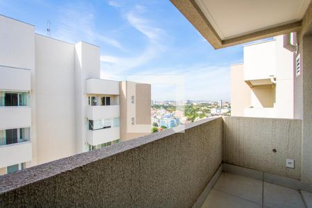 Varanda da sala de apartamento para alugar com 2 quartos, 64m² em Centro, Santo André