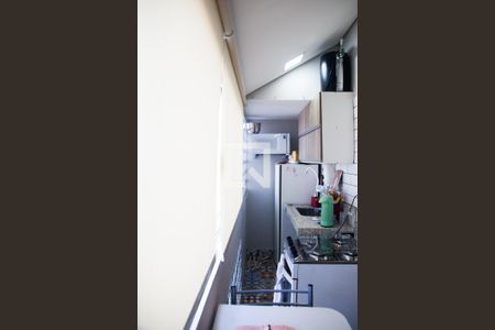 Studio para alugar com 46m², 1 quarto e sem vaga Studio para alugar com 46m², 1 quarto e sem vagaCozinha e Área de Serviço