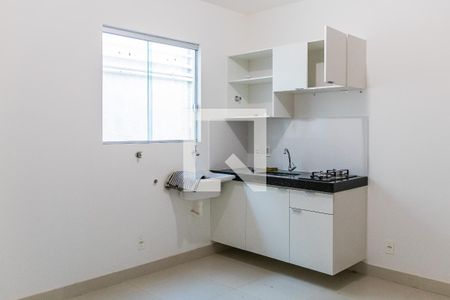 Sala/Cozinha de kitnet/studio para alugar com 1 quarto, 29m² em Jardim dos Comerciarios (venda, Belo Horizonte