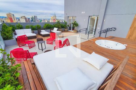 Studio à venda com 27m², 1 quarto e sem vagaTerraço