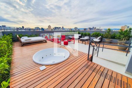 Studio à venda com 27m², 1 quarto e sem vagaTerraço