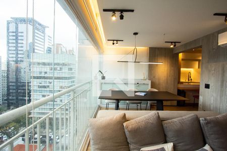 Varanda de apartamento para alugar com 1 quarto, 54m² em Vila Nova Conceição, São Paulo