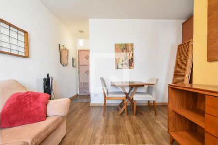 Sala de apartamento à venda com 1 quarto, 45m² em Campo Belo, São Paulo