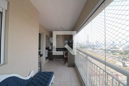 Varanda da Sala de apartamento para alugar com 2 quartos, 68m² em Belenzinho, São Paulo