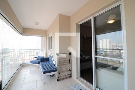 Varanda da Sala de apartamento para alugar com 2 quartos, 68m² em Belenzinho, São Paulo