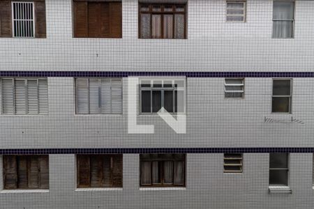 Vista da sala de apartamento para alugar com 1 quarto, 31m² em Canto do Forte, Praia Grande