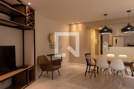 Sala de apartamento à venda com 1 quarto, 65m² em Jardim Paulista, São Paulo