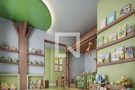 Área comum - Brinquedoteca de apartamento para alugar com 2 quartos, 48m² em Del Castilho, Rio de Janeiro