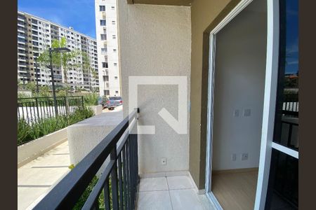 Varanda da Sala de apartamento para alugar com 2 quartos, 48m² em Del Castilho, Rio de Janeiro