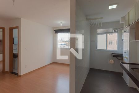 Sala/Cozinha de apartamento à venda com 2 quartos, 54m² em Fundação da Casa Popular, Campinas