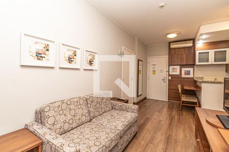 Sala de apartamento para alugar com 1 quarto, 40m² em Santa Paula, São Caetano do Sul