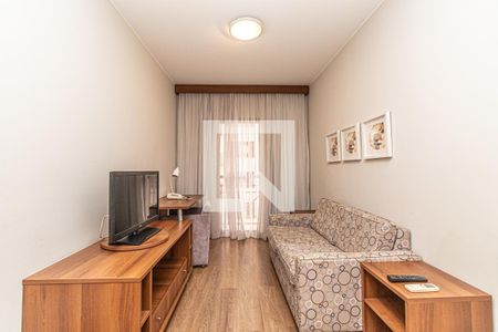 Sala de apartamento para alugar com 1 quarto, 40m² em Santa Paula, São Caetano do Sul
