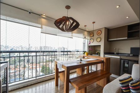 Varanda Gourmet  de apartamento para alugar com 3 quartos, 95m² em Vila Gertrudes, São Paulo