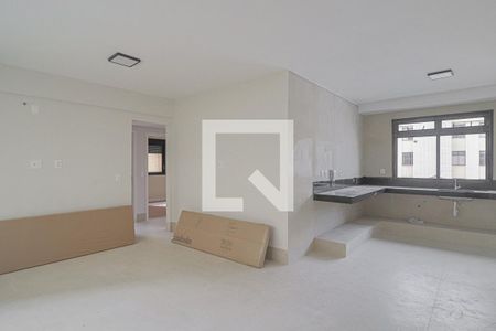 Sala de apartamento para alugar com 3 quartos, 80m² em Sion, Belo Horizonte