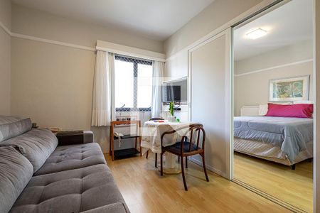 Sala/Cozinha de apartamento para alugar com 1 quarto, 32m² em Jardim Paulista, São Paulo