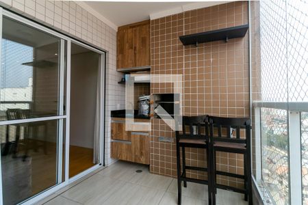 Varanda gourmet de apartamento para alugar com 3 quartos, 105m² em Baeta Neves, São Bernardo do Campo