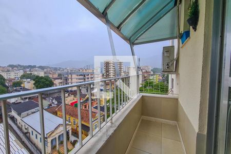 Varanda da Sala de apartamento à venda com 2 quartos, 65m² em Engenho de Dentro, Rio de Janeiro